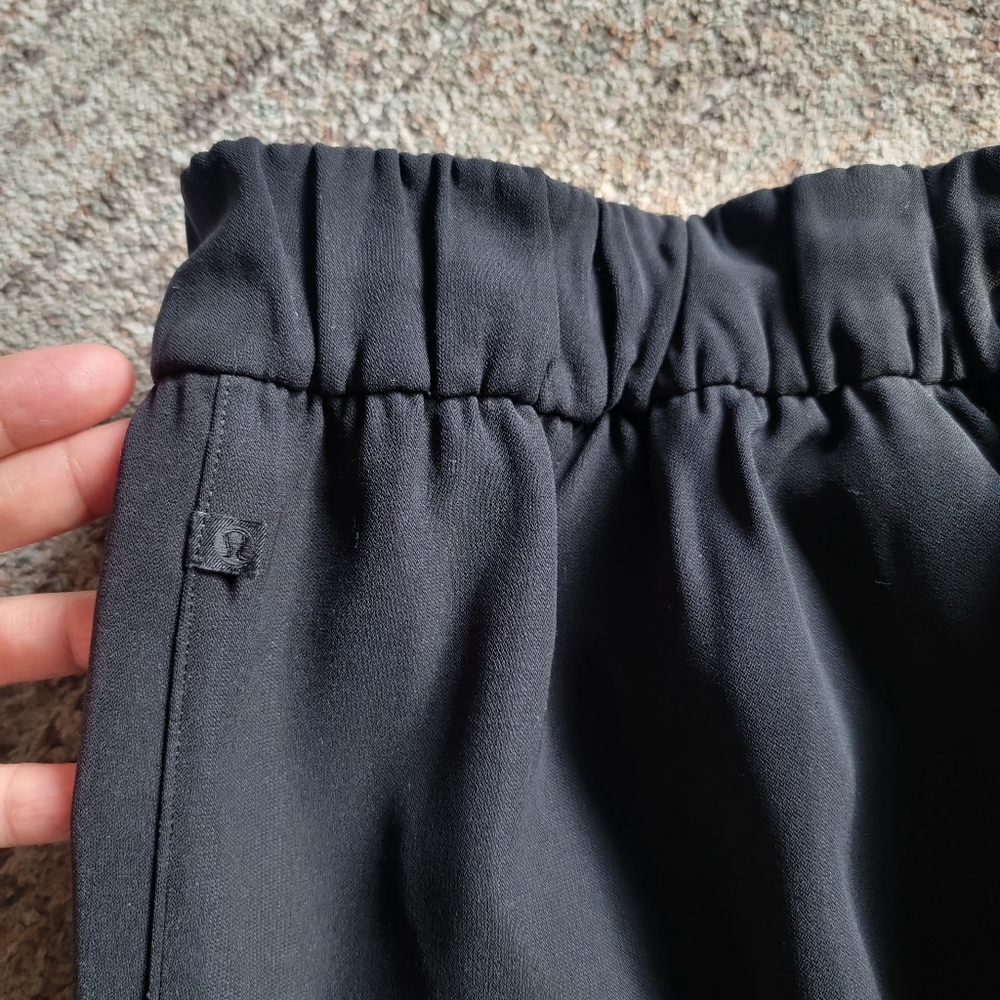 Lululemon Noir Pants Self-Tie Elasticated High Rise Wide Leg Pants Size‎ 4 - Picture 8 of 12